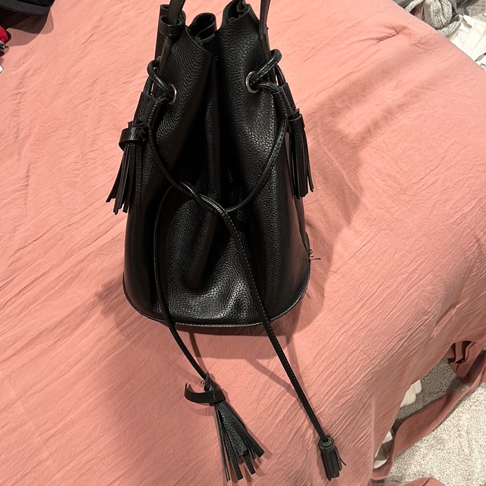 Large Black Satchel Purse